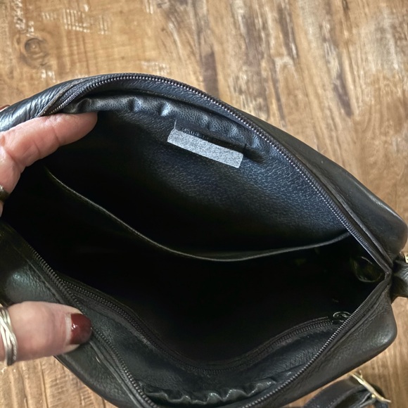 Longchamp Black Leather Crossbody Bag - Picture 6 of 6